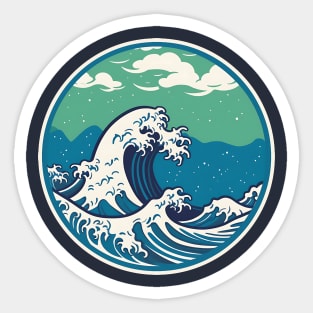 The Great Wave Sticker